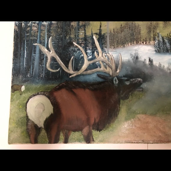 🖼Vintage 1985 Original Oil/Acrylic Canvas -Signed-Archive Reference- landscape - Picture 2 of 16